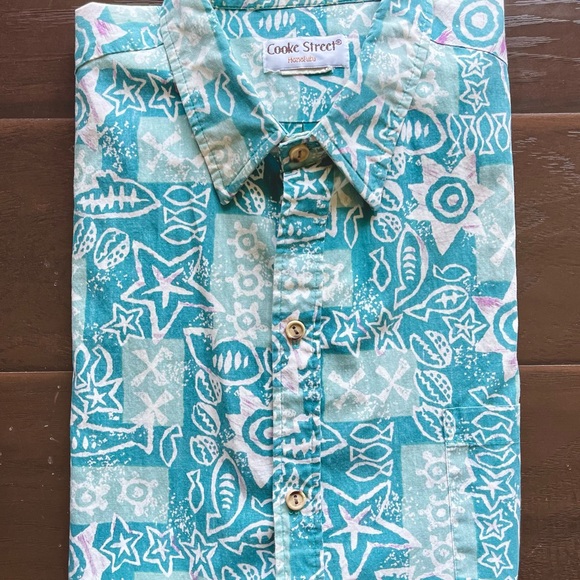 Cooke Street Honolulu Vintage Hawaiian Shirt 2XL - Picture 8 of 8